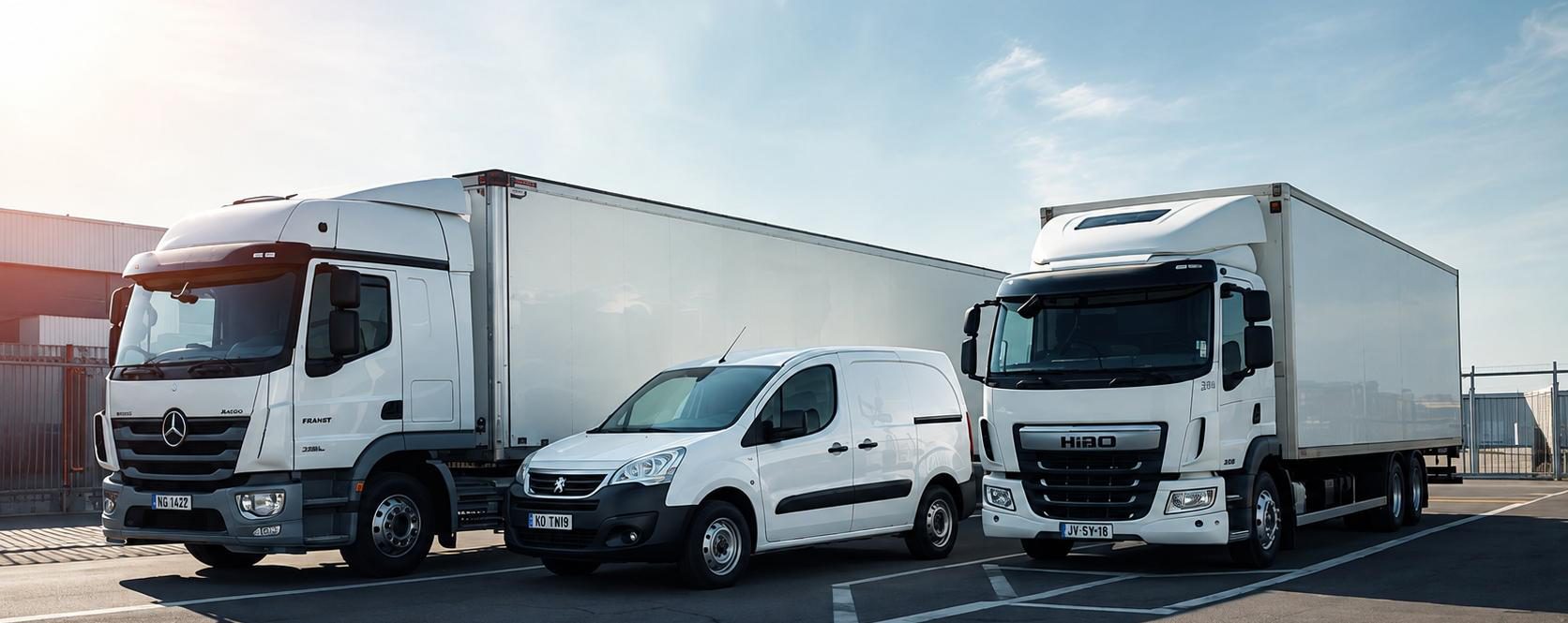 Flota de camiones y furgones CAM Logistic